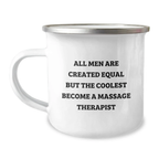 Birthday Gift Massage Therapist Camping Mug Present for Her with Quote - Image 1