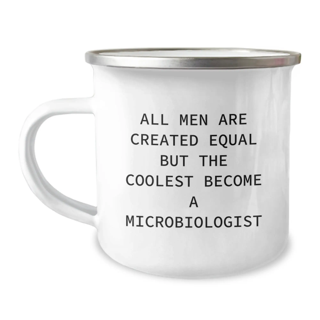 Microbiologist Keepsake Camping Mug for Him Birthday Gift - Image 1