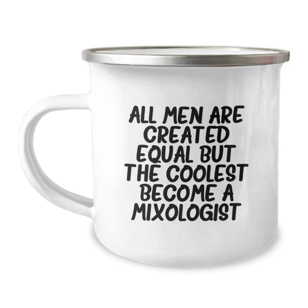 Birthday Gift for Her Camping Mug – The Coolest Become A Mixologist - Image 1