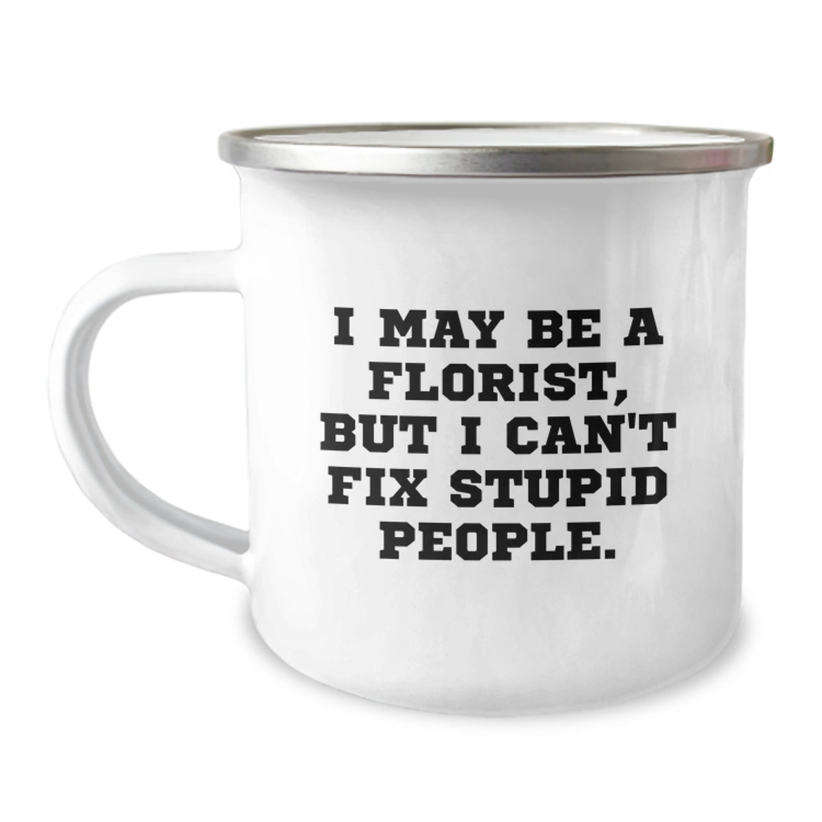 Florist Keepsake Camping Mug for Him Surprise Christmas Gift - Image 1
