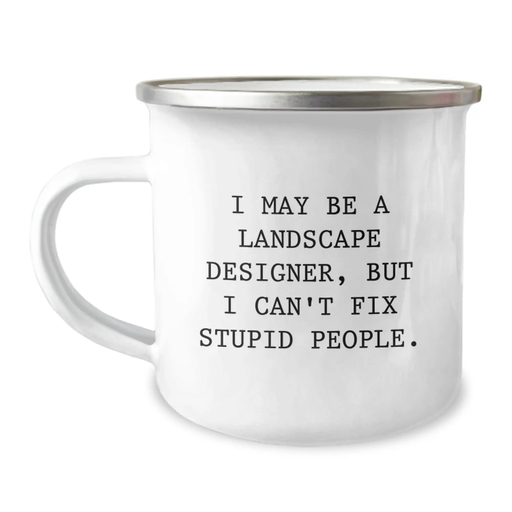 Birthday Gift for Her Landscape Designer Camping Mug Present - Image 1