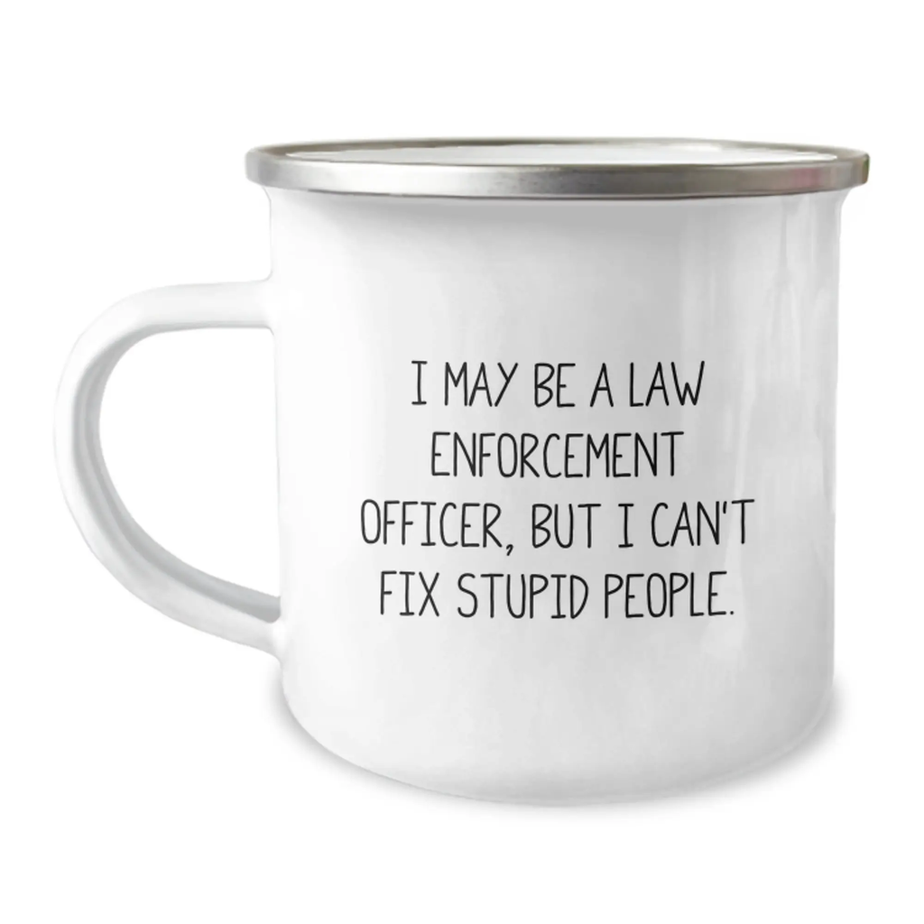Law Enforcement Keepsake Camping Mug for Him – Birthday Special Gift - Image 1