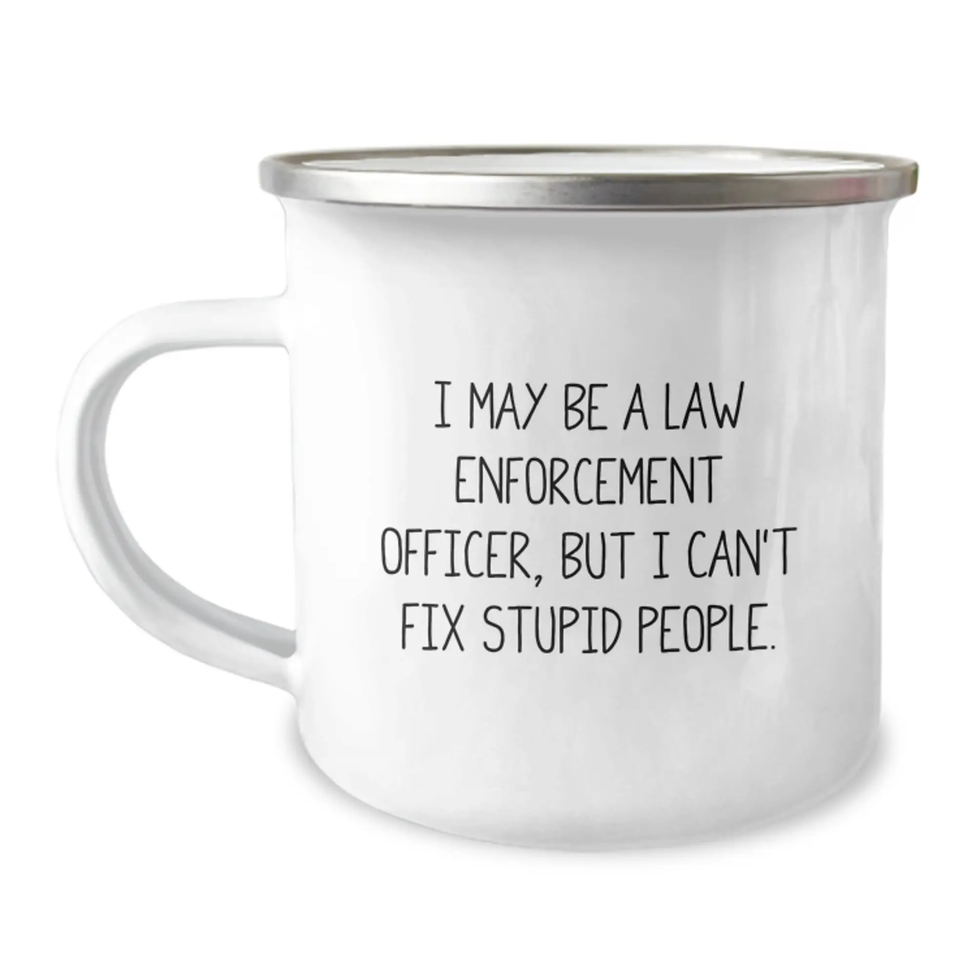 Law Enforcement Keepsake Camping Mug for Him – Birthday Special Gift - Image 1