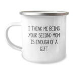 Birthday Gift Second Mom Camping Mug for Mom Present, Surprise - Image 1