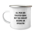 Operator Camping Mug, Funny Quirky Gifts from Men for Operator Dad on Father's Day - Image 1