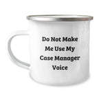 Sassy Case Manager Camping Mug – Birthday Gift for Friends Novelty - Image 1