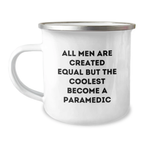 Gifts for Her - Funny Rescue Worker Quote Camping Mug for Men, Unique Mother's Day Unique Gifts from Family, Friends, or Coworkers, 12 oz Stainless Steel Enamel Finish - Image 1