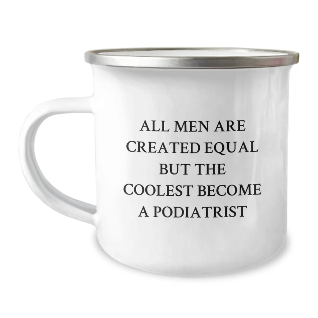 Podiatrist Keepsake Camping Mug for Him Birthday Gift - Image 1