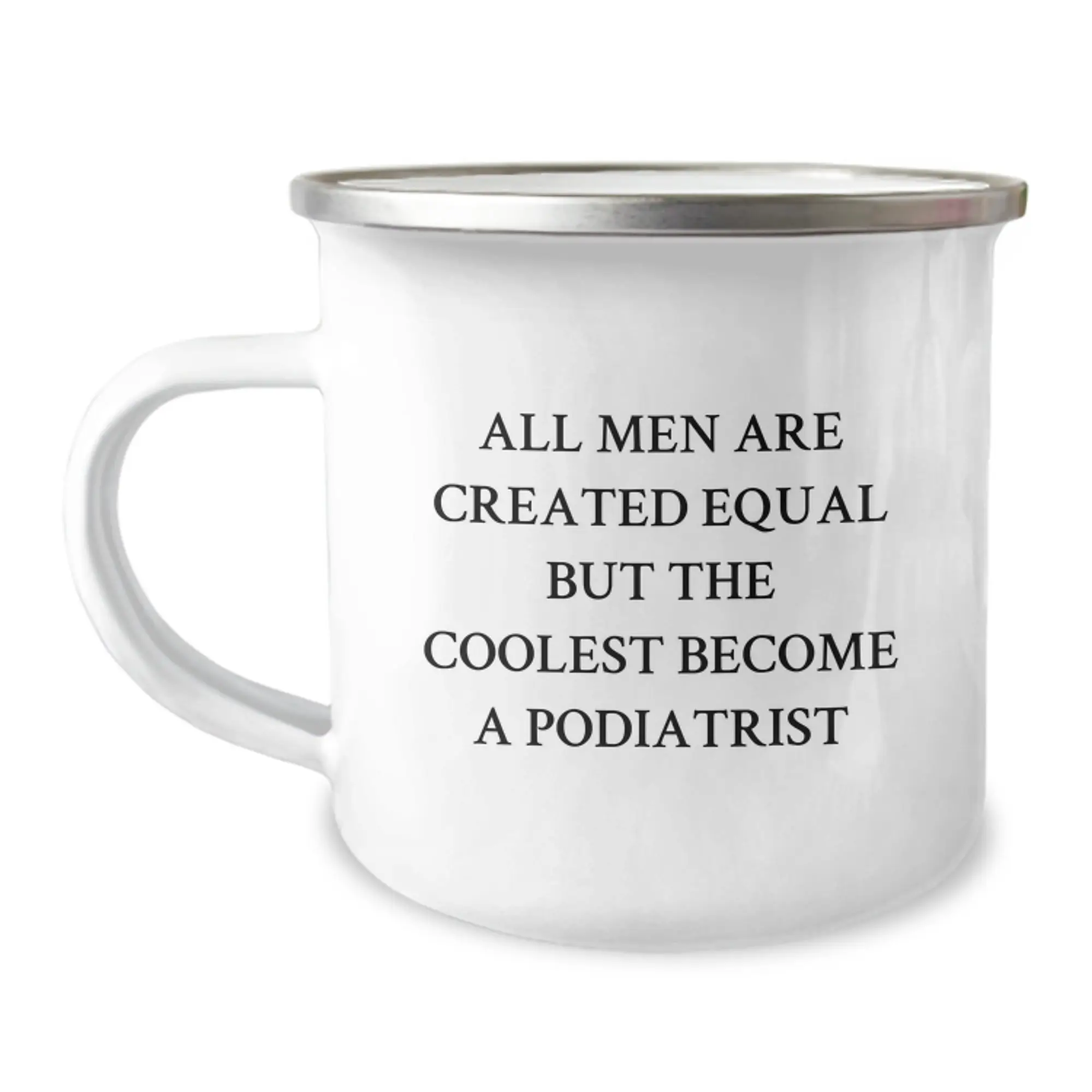 Podiatrist Keepsake Camping Mug for Him Birthday Gift - Image 1