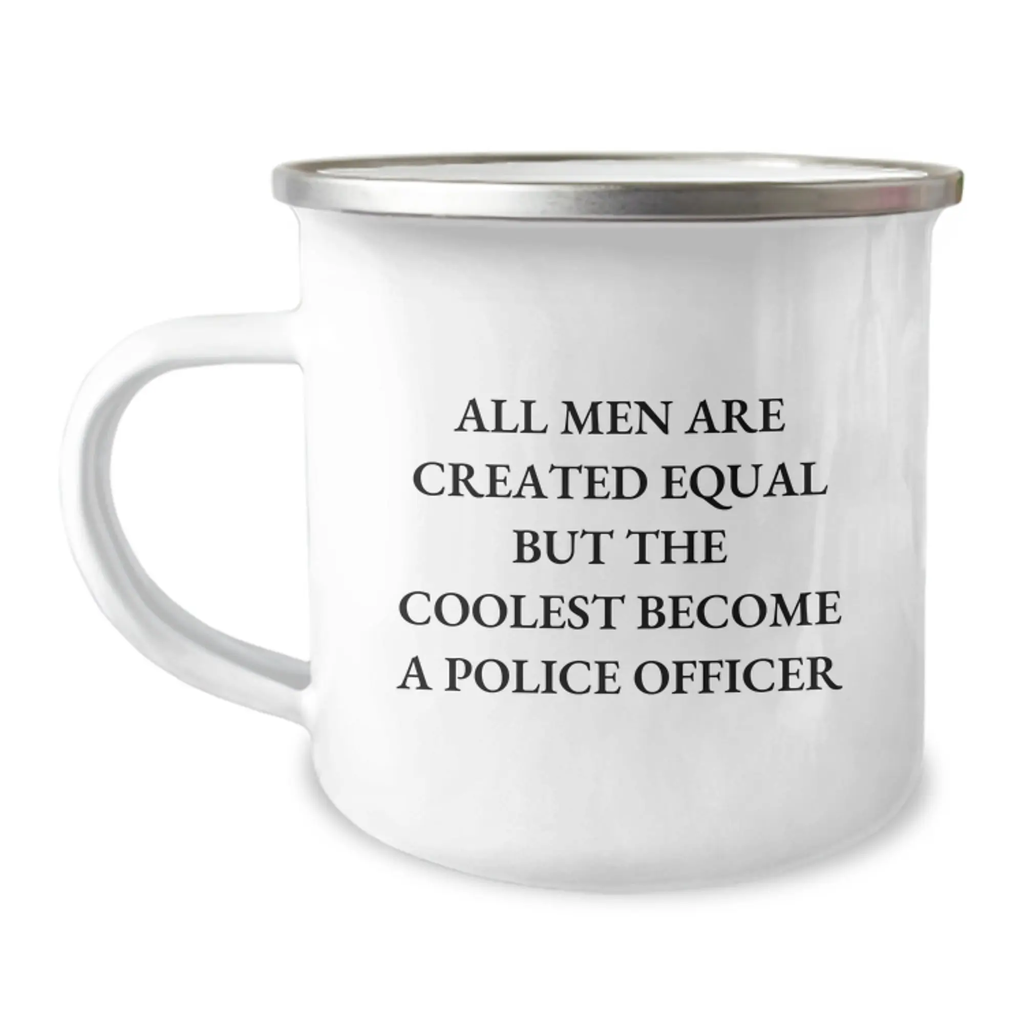For Him Keepsake Police Officer Camping Mug – Christmas Gift - Image 1