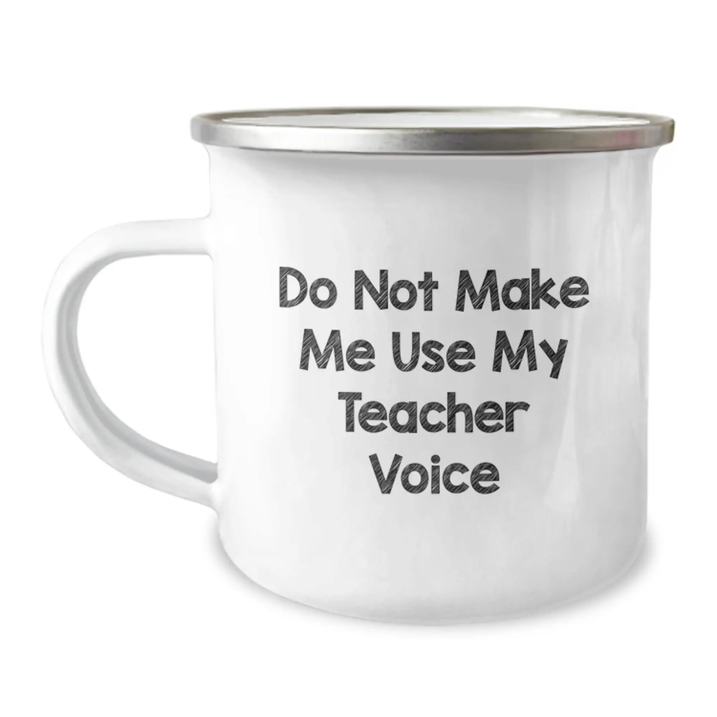 Birthday Gift for Her Teacher Camping Mug Present Surprise with Quote - Image 1