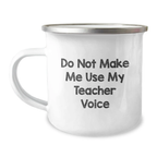 Birthday Gift for Her Teacher Camping Mug Present Surprise with Quote - Image 1