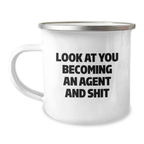 Bold Agent Camping Mug for Friends Novelty Birthday Unforgettable Gift - Image 1