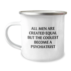 Psychiatrist Camping Mug – Birthday Gift for Coworkers – Idea Keepsake - Image 1