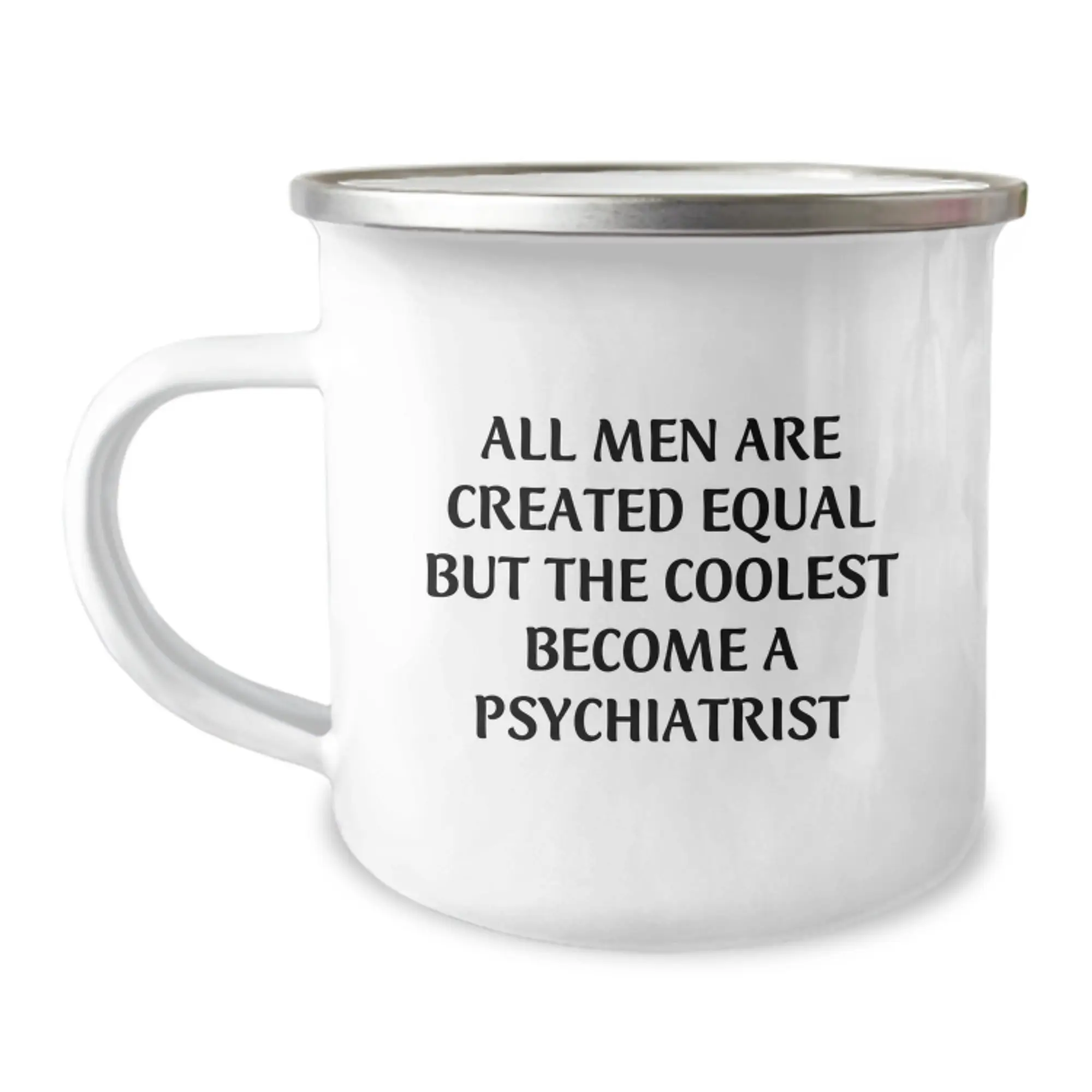 Psychiatrist Camping Mug – Birthday Gift for Coworkers – Idea Keepsake - Image 1