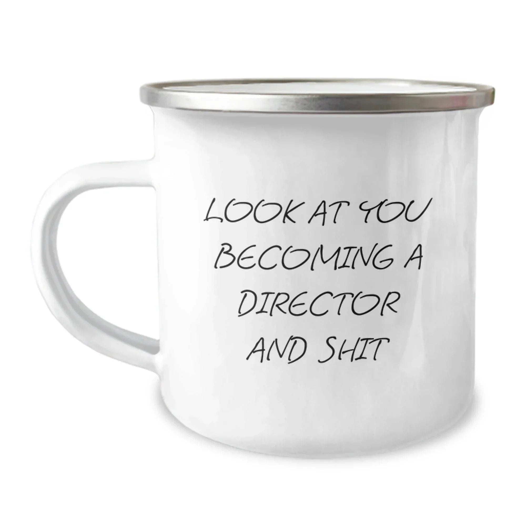 Funny Director Camping Mug Gifts for Him - Christmas Unique Gifts from Friends to Family, Look At You Becoming A Director And Shit