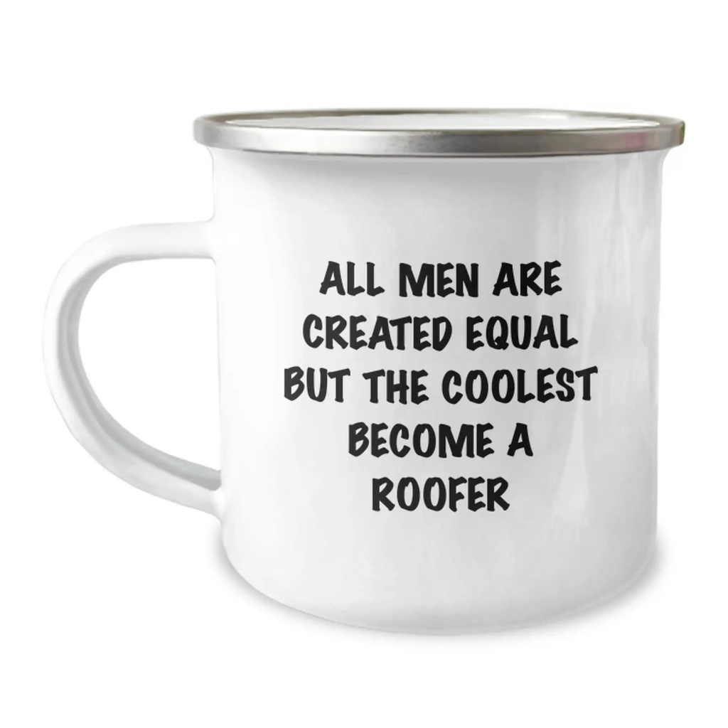 Birthday Gift Roofer Camping Mug Present for Her - Image 1
