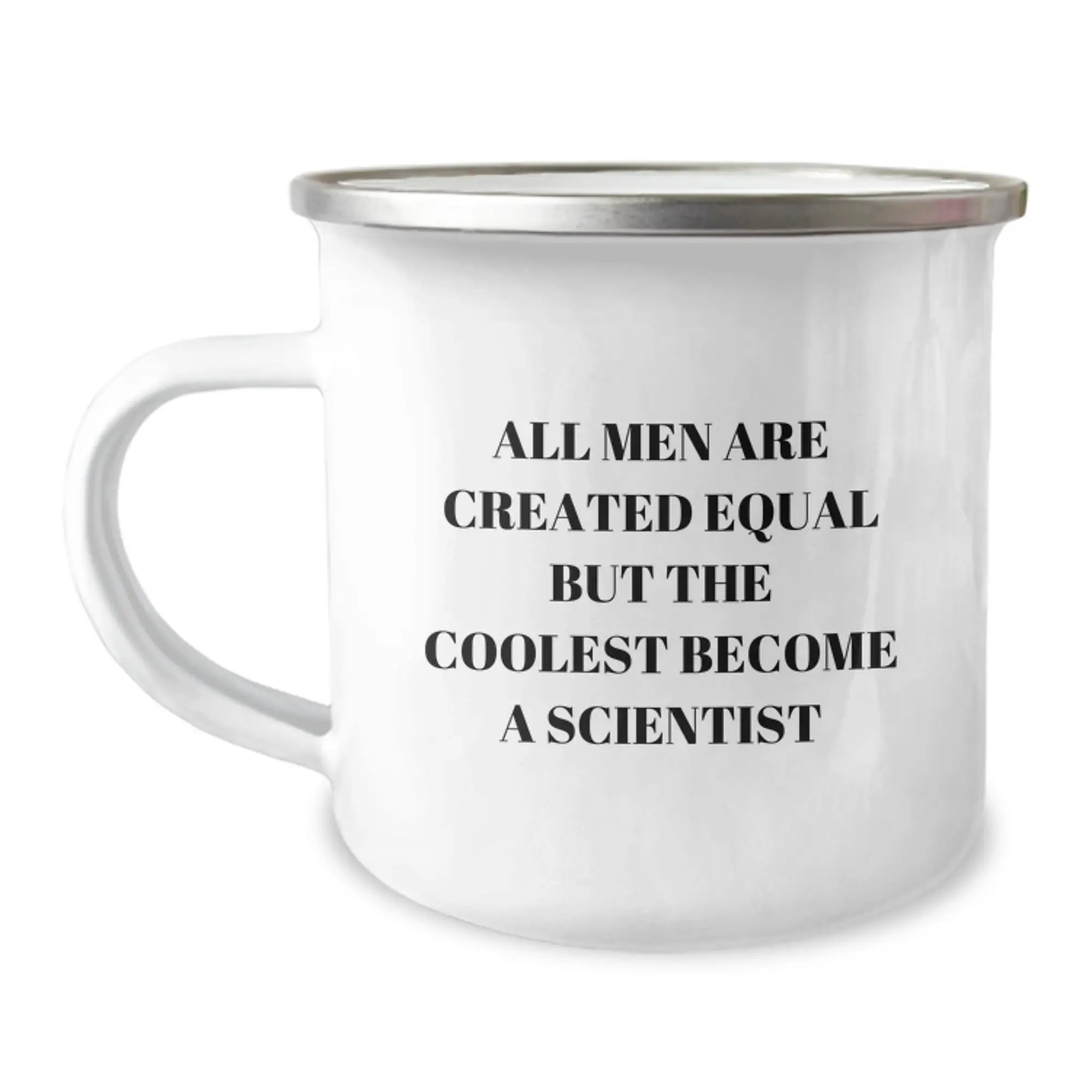 For Him Keepsake Birthday Gift Scientist Camping Stainless Mug - Image 1