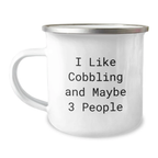 Cobbling Keepsake Camping Mug for Him Graduation Gift - Image 1