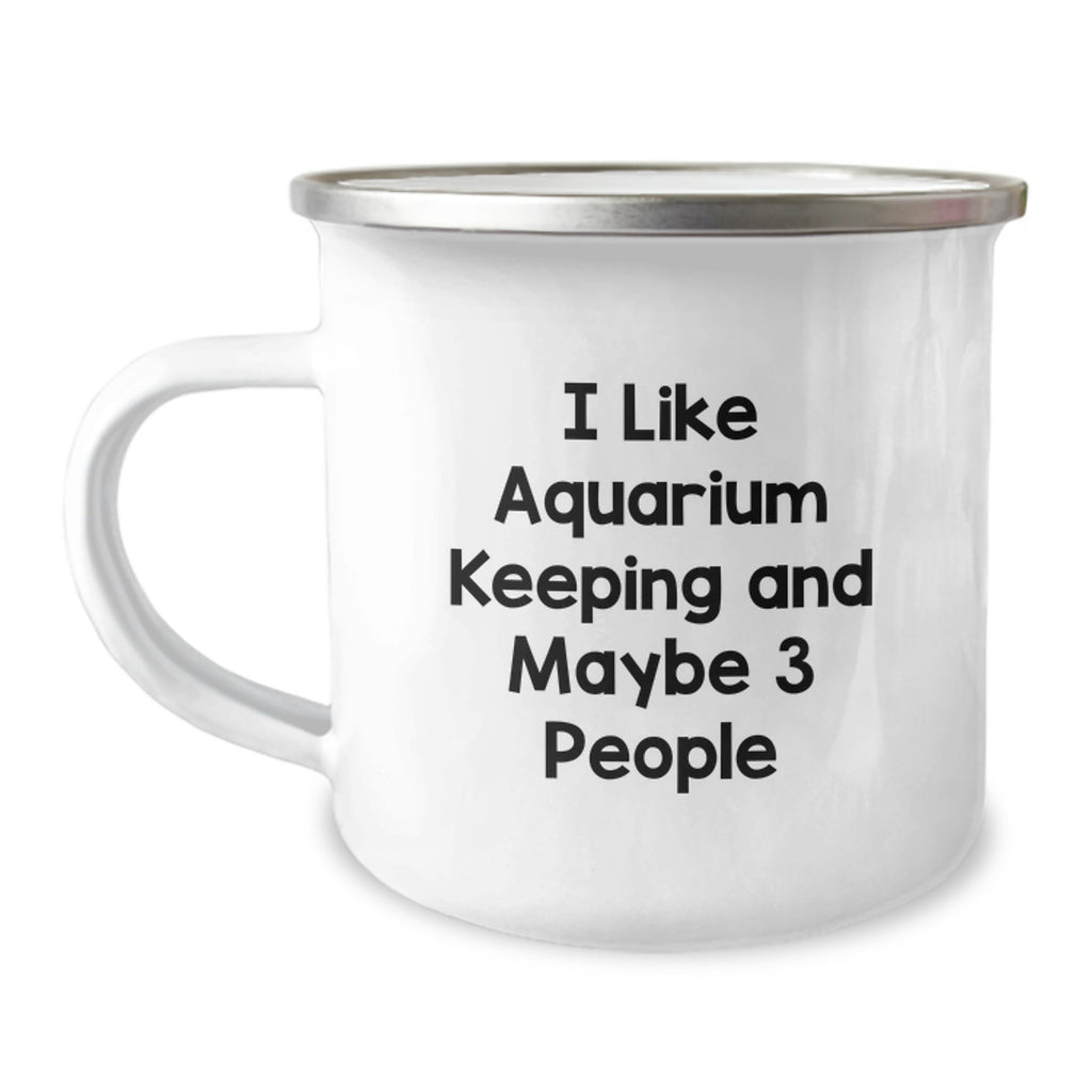 Christmas Gift for Her I Like Aquarium Keeping Present Mug - Image 1