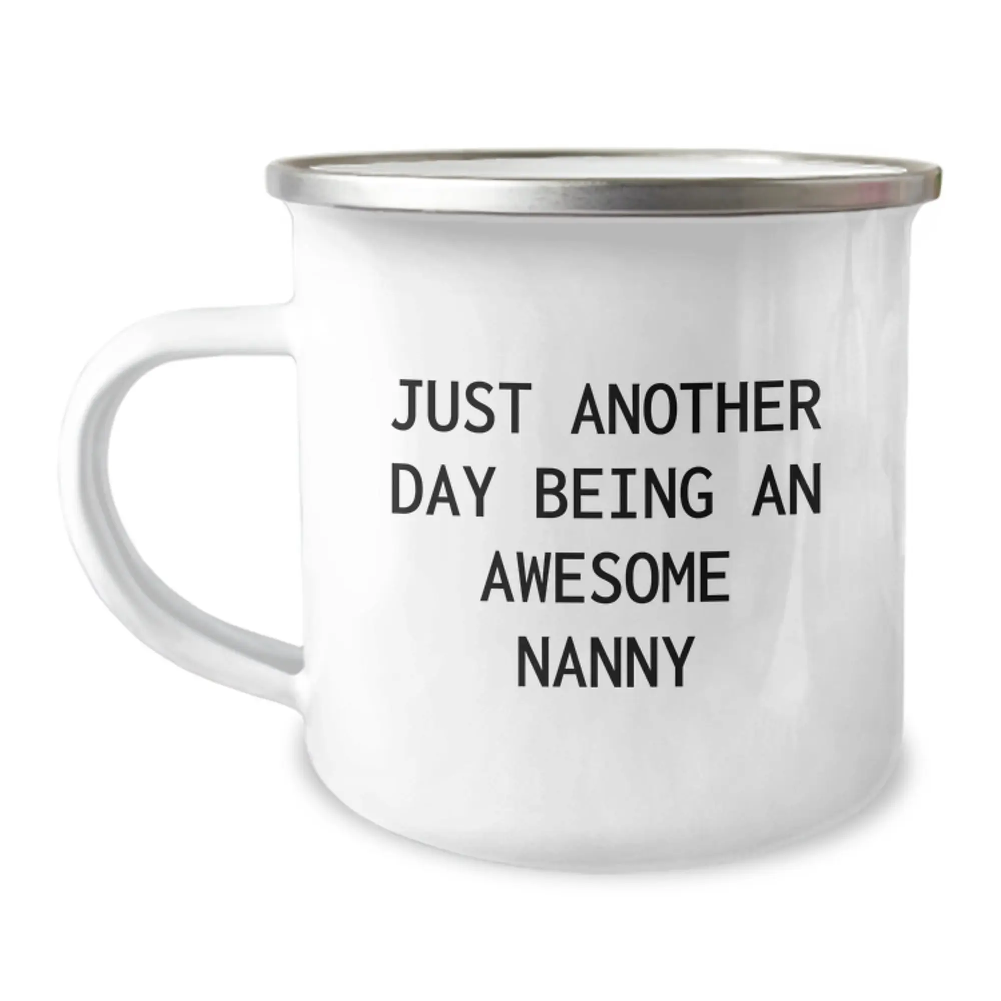 Witty Nanny Camping Mug – Birthday Gift for Friends – Novelty Surprise - Image 1