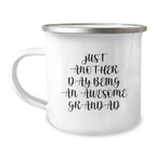 Grandad Keepsake Camping Mug Awesome Grandad Surprise Birthday Gift - Image 1