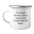 Camping Mugs for Band Directors Funny Quote Gifts from Family to Men on Mother's Day - Image 1