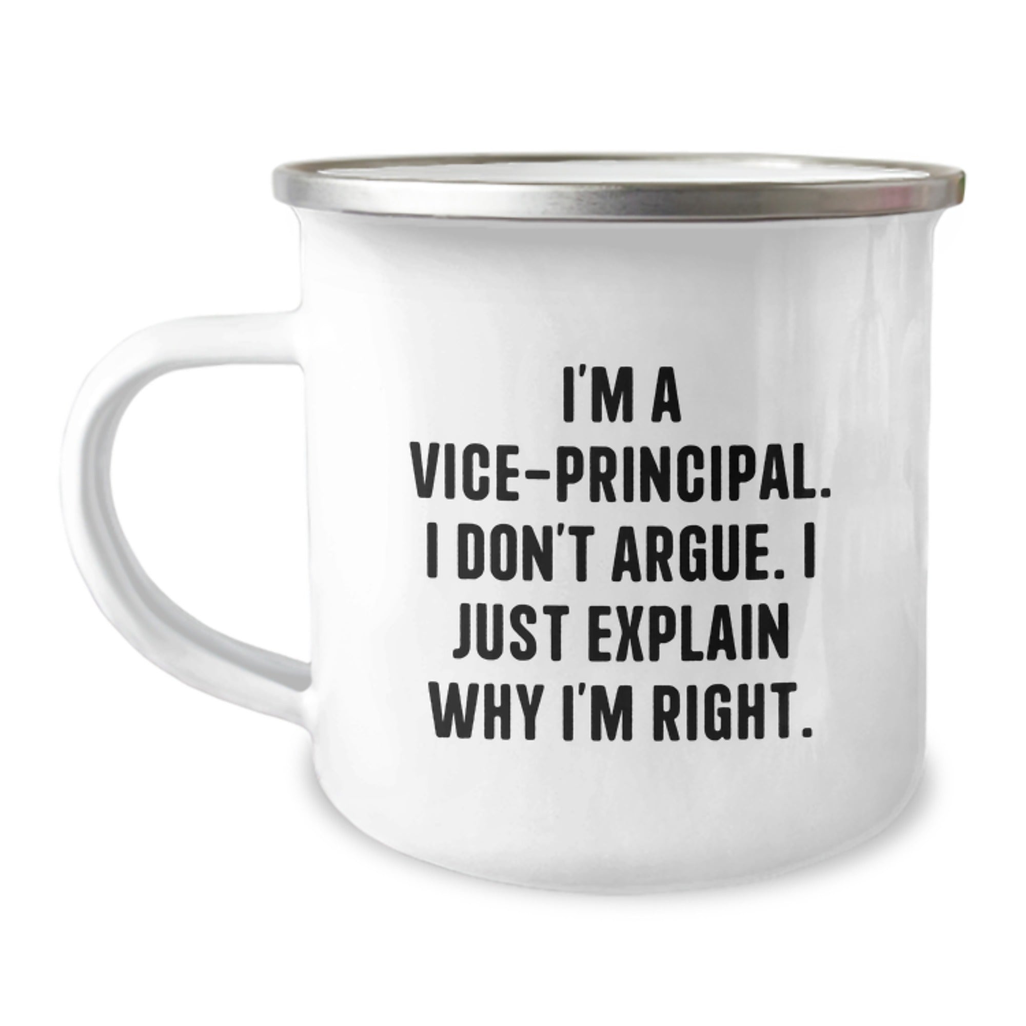 Funny Vice-principal Gifts from Friends, Vice-principal Birthday Unique Gifts, Vice-principal Camping Mug for Vice-principal - Image 1