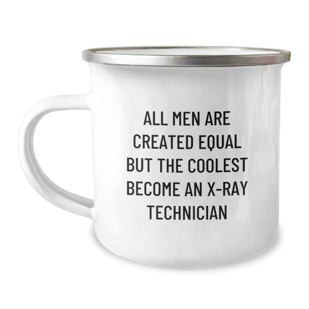 X-Ray Technician Gift for Him - A Humorous Keepsake Camping Mug - Image 1
