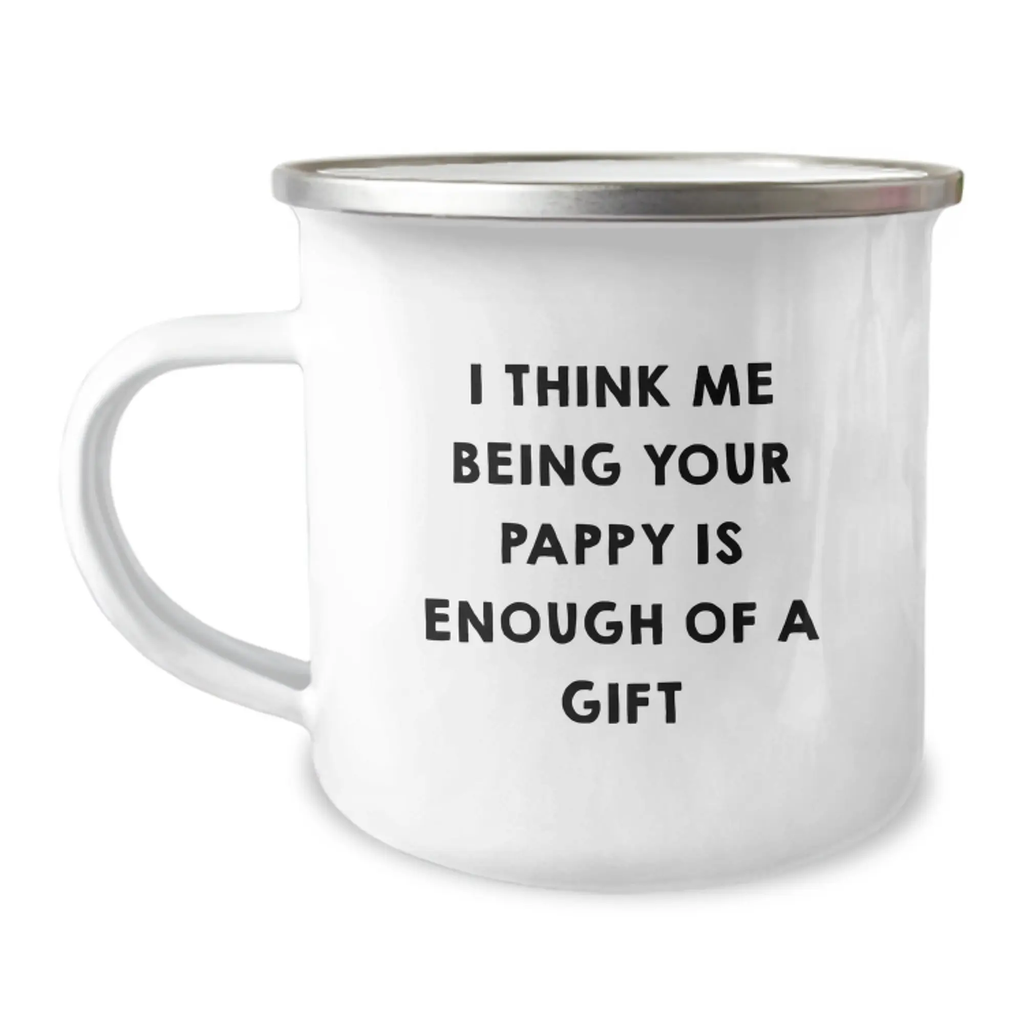 Pappy Keepsake Camping Mug Birthday Gift for Him – Durable Stainless - Image 1