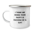Pappy Keepsake Camping Mug Birthday Gift for Him – Durable Stainless - Image 1