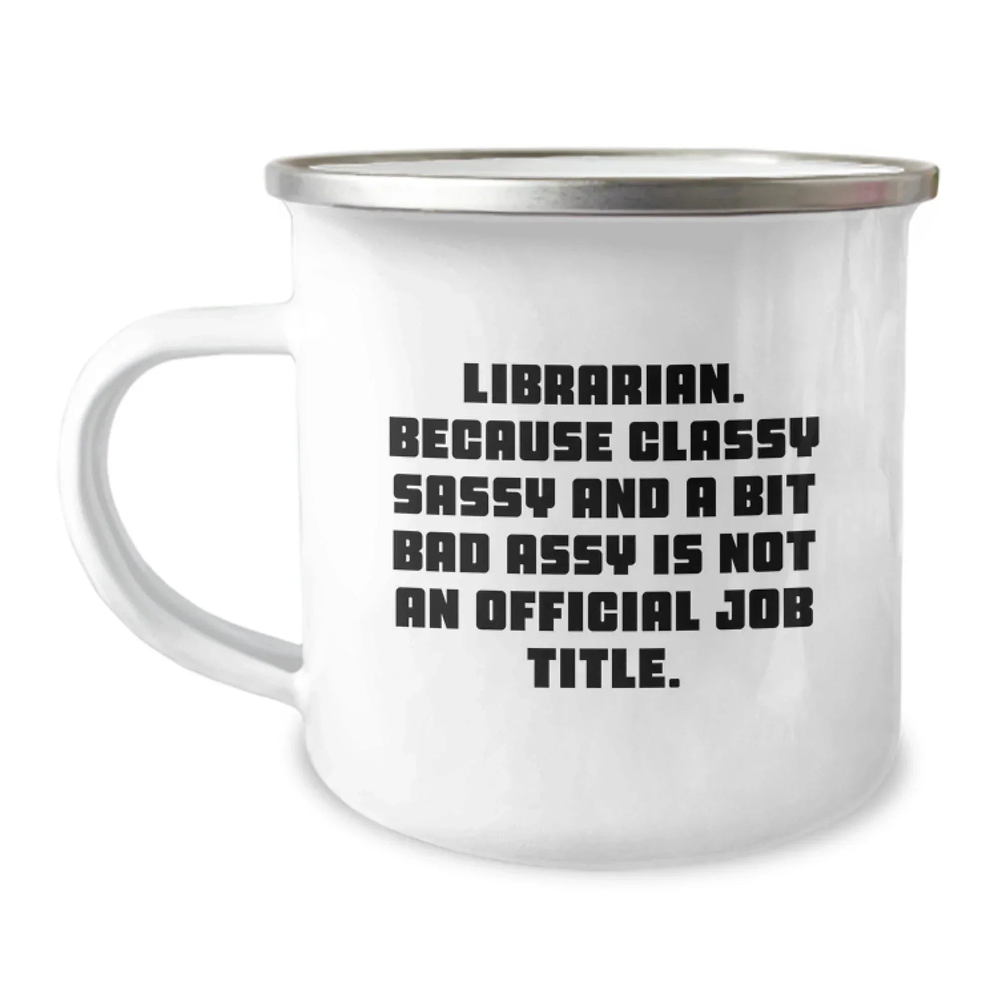Funny Librarian Gifts from Friends, Unique Camping Mug for Librarians, Christmas Unique Gifts