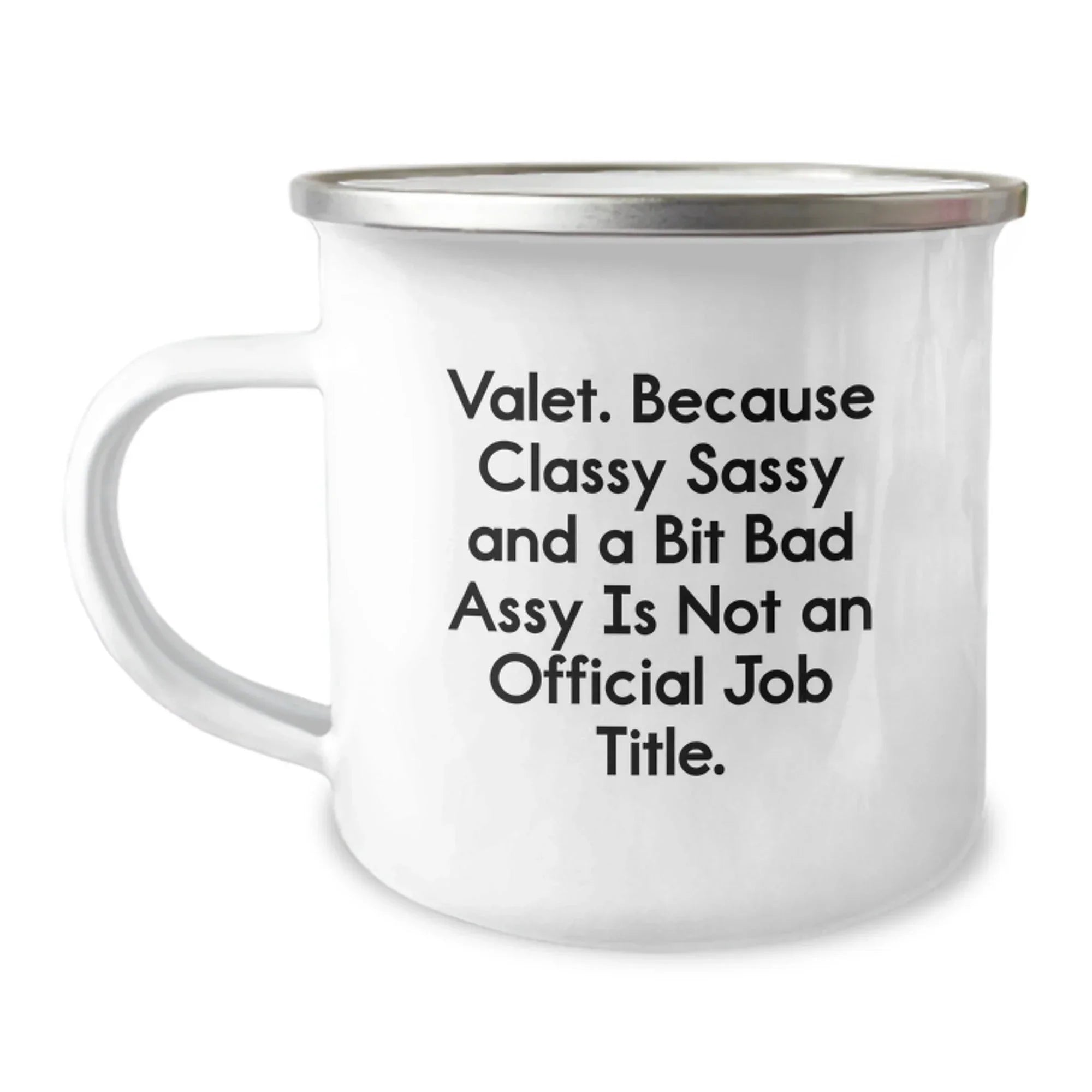 Valet Gifts for Men Funny Christmas Camping Mug - Gifts from Friends for Classy Valet - Unique Christmas Unique Gifts for Valet
