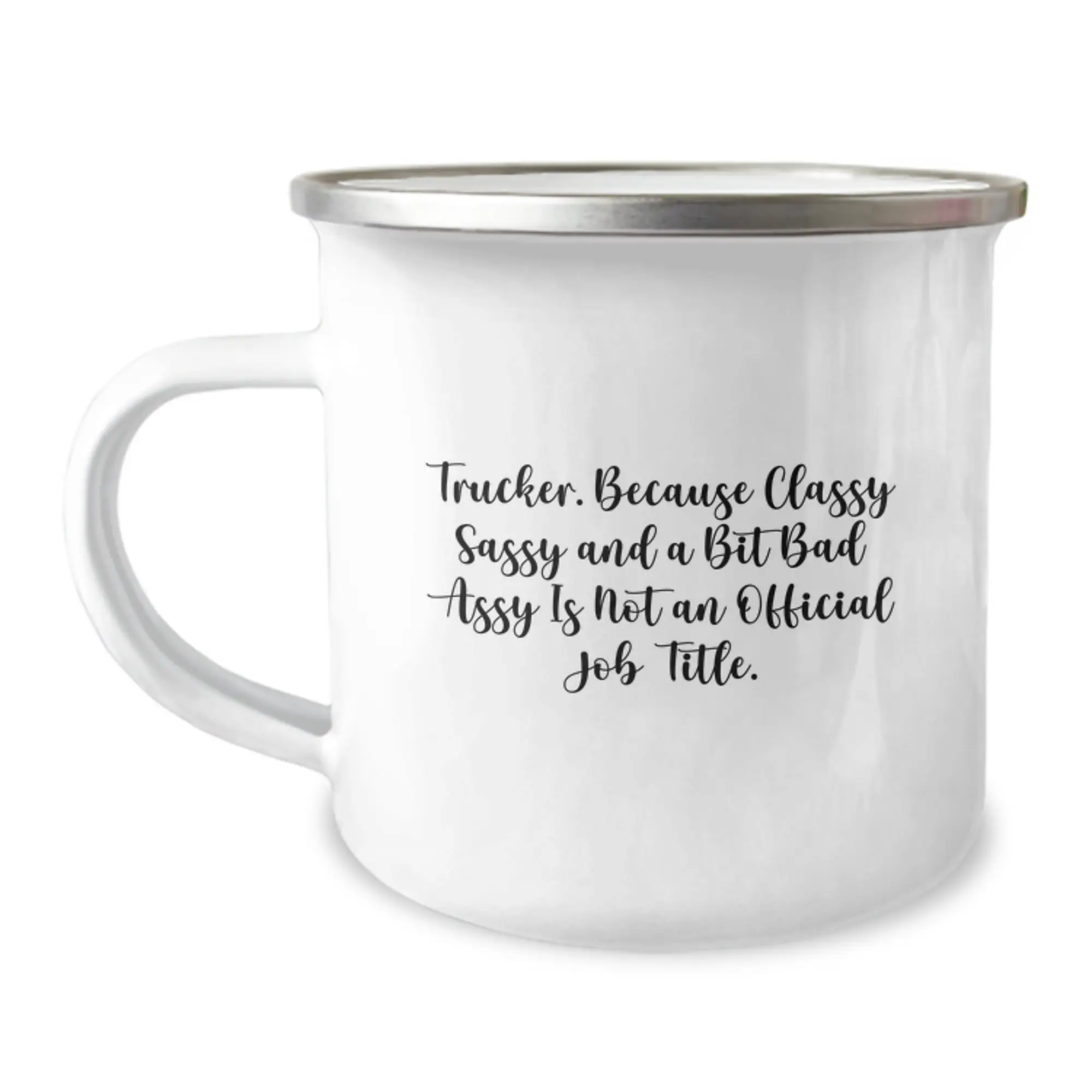 Funny Trucker Gifts from Family - Unique Trucker Camping Mug for Men, Trucker Graduation Unique Gifts for Trucker Friends and Family - Image 1