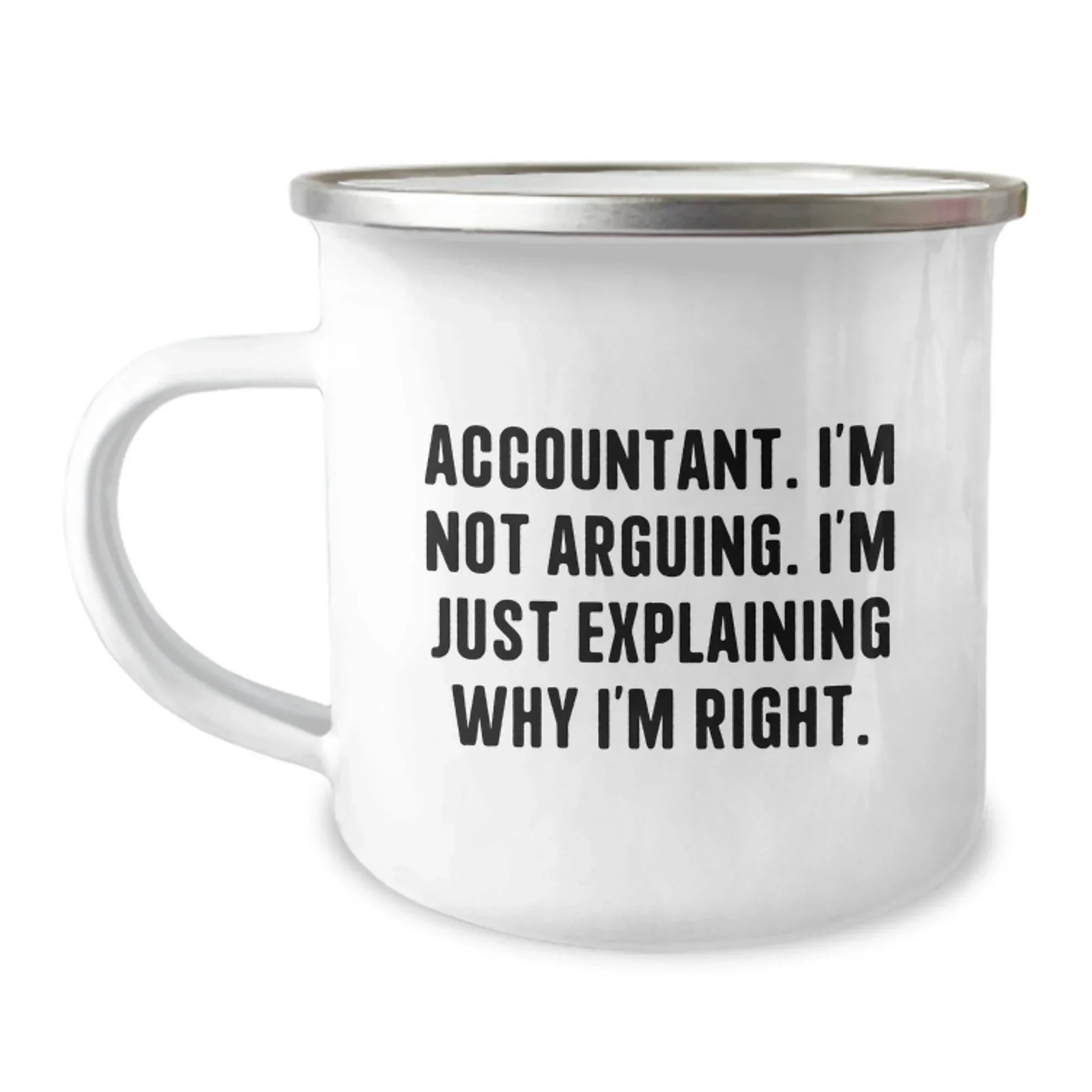 Funny Accountant Gifts for Men, Christmas Unique Presents from Friends, Accountant Sarcasm Mug I'm Not Arguing I'm Just Explaining