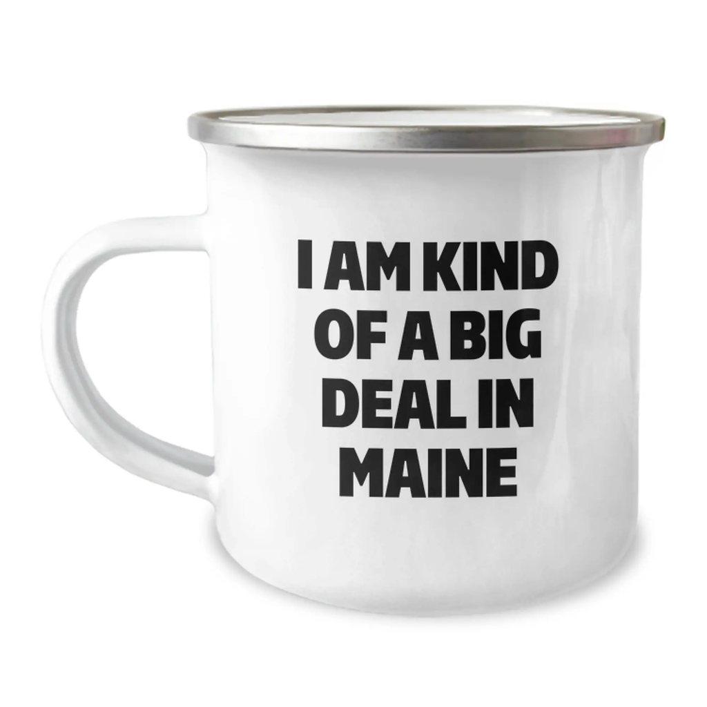 Maine Gifts for Friends and Family, Funny Camping Mugs for Graduation Unique Gifts from Men - Image 1