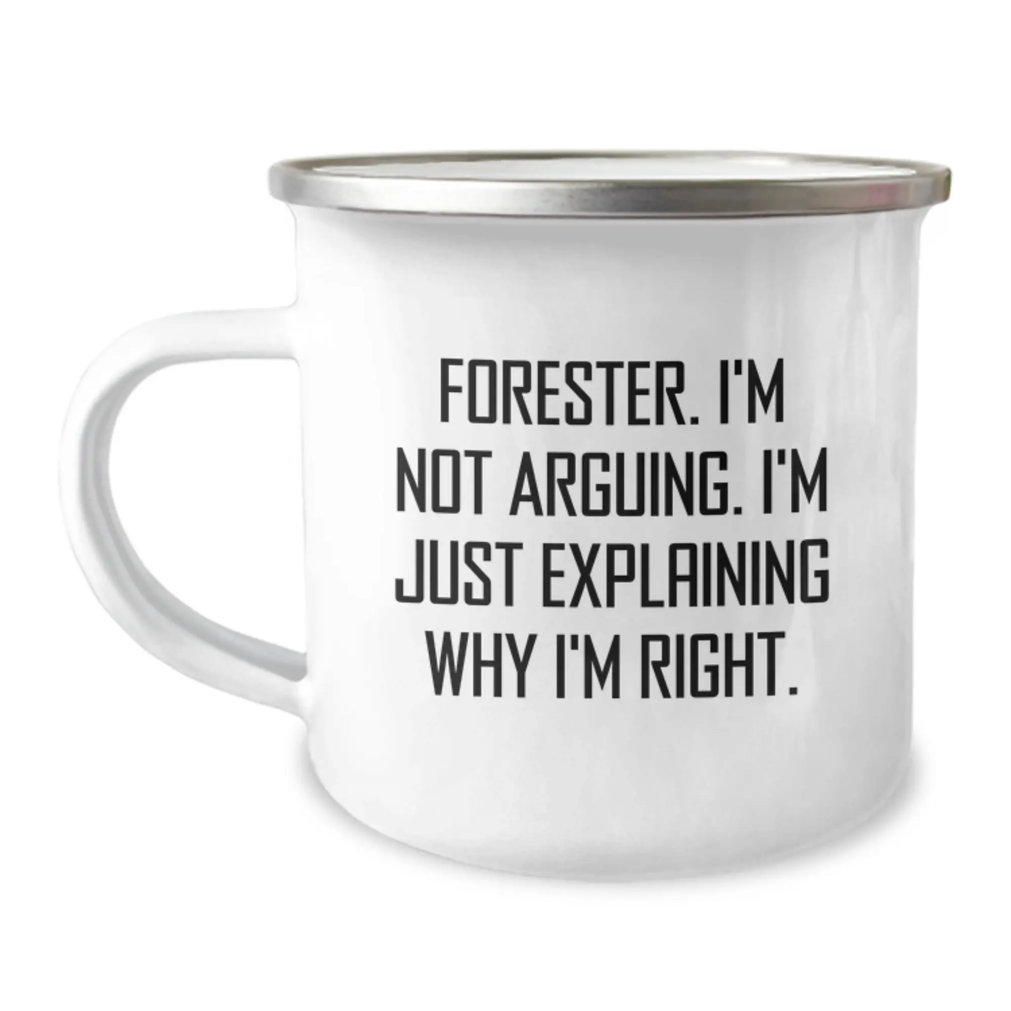 Funny Forester Camping Mug Gifts for Forester Graduation Unique Gifts from Friends - Image 1