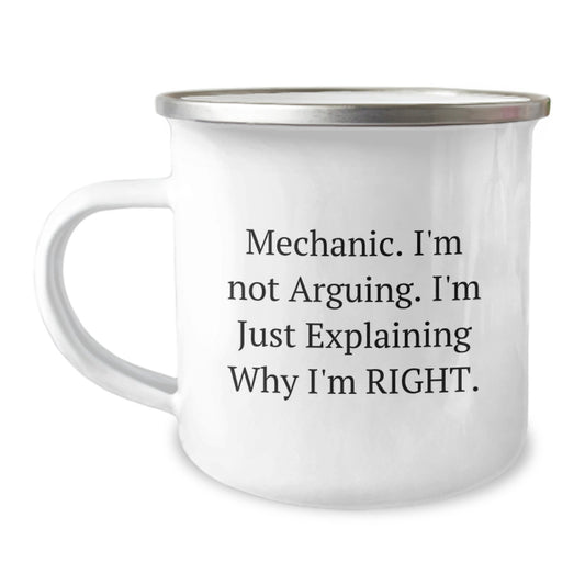 Funny Mechanic Gifts, Perfect for Mechanic Friends and Family - Camping Mug, Mechanic Humor, Christmas Unique Gifts from Men, for Men - Image 1
