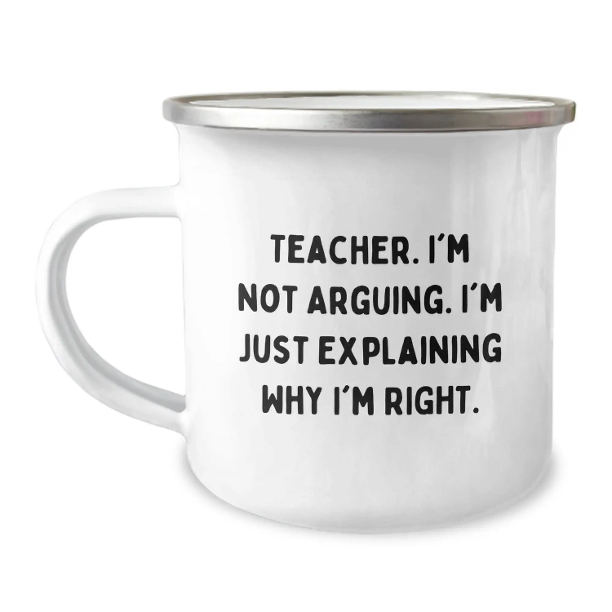 Teacher Keepsake Camping Mug for Him Birthday Gift – Durable Stainless - Image 1