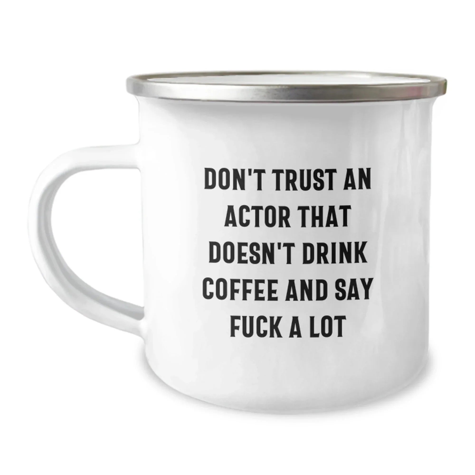 Funny Actor Gifts from Friends - Don't Trust Actor Without Coffee Christmas Unique Gifts for Actor
