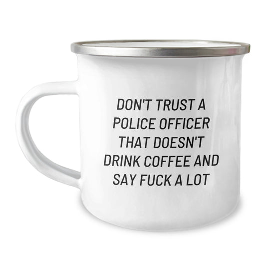 Funny Police Officer Gifts - Unique Christmas Memorable Presents for Police Officers - Police Officer Coffee Mug, - Image 1