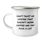 Funny Umpire Gifts from Friends for Men, Umpire Camping Mug for Graduation Unique Gift Ideas - Image 1