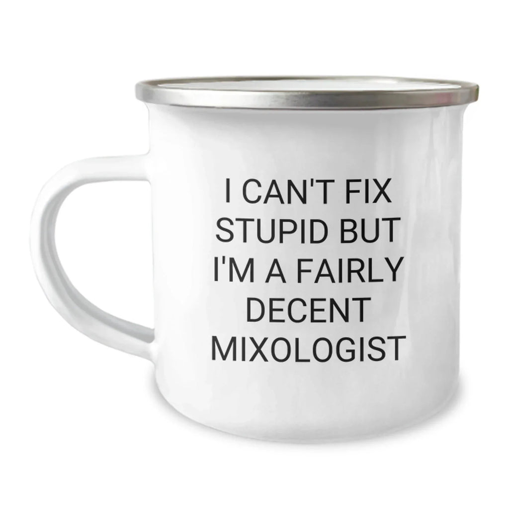Funny Mixologist Camping Mug Gifts from Friends for Men on Christmas