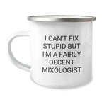 Funny Mixologist Camping Mug Gifts from Friends for Men on Christmas