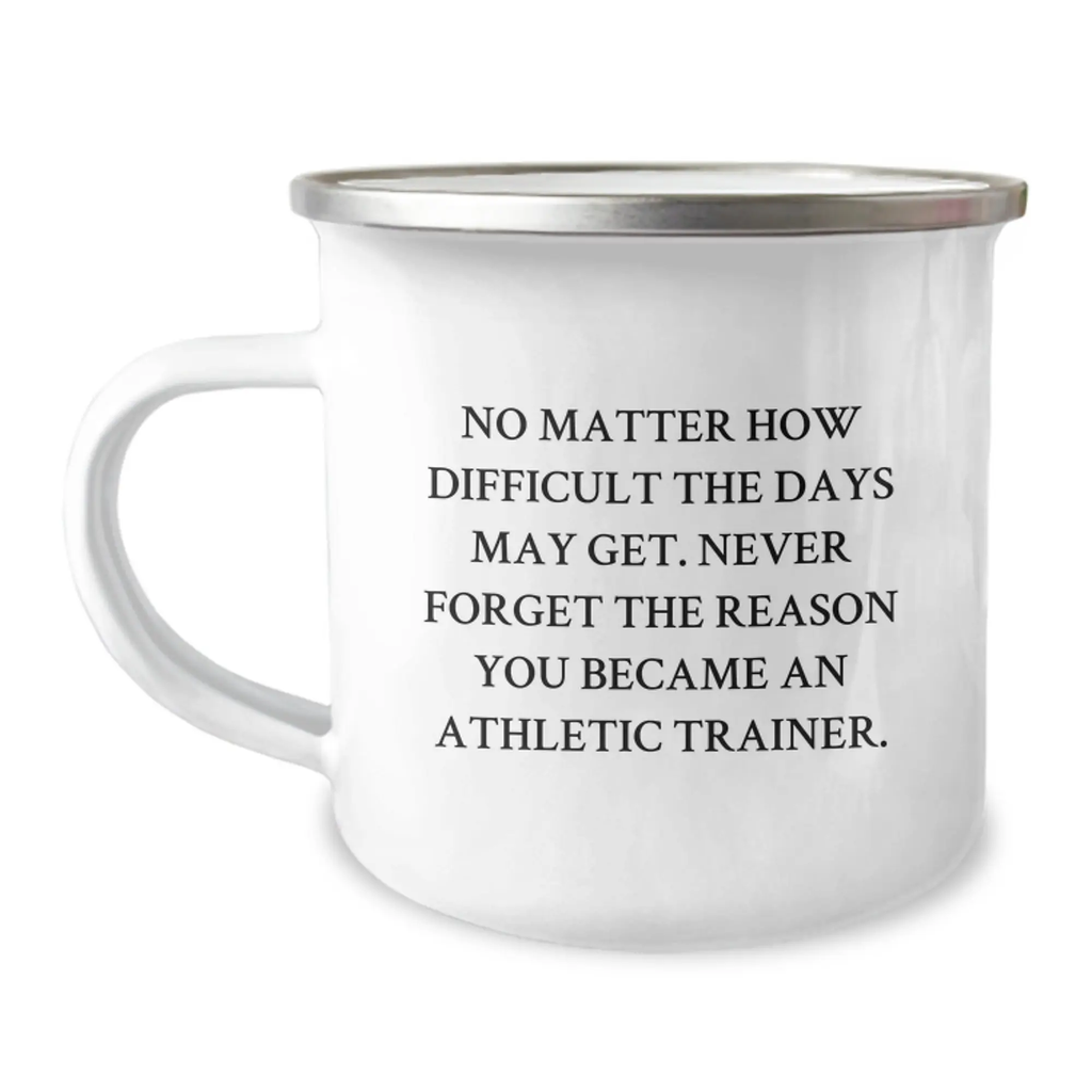 Gifts from Friends to Athletic Trainers, Inspirational Graduation Unique Gifts for Men, Funny Camping Mug for Athletic Trainer Graduates - Image 1