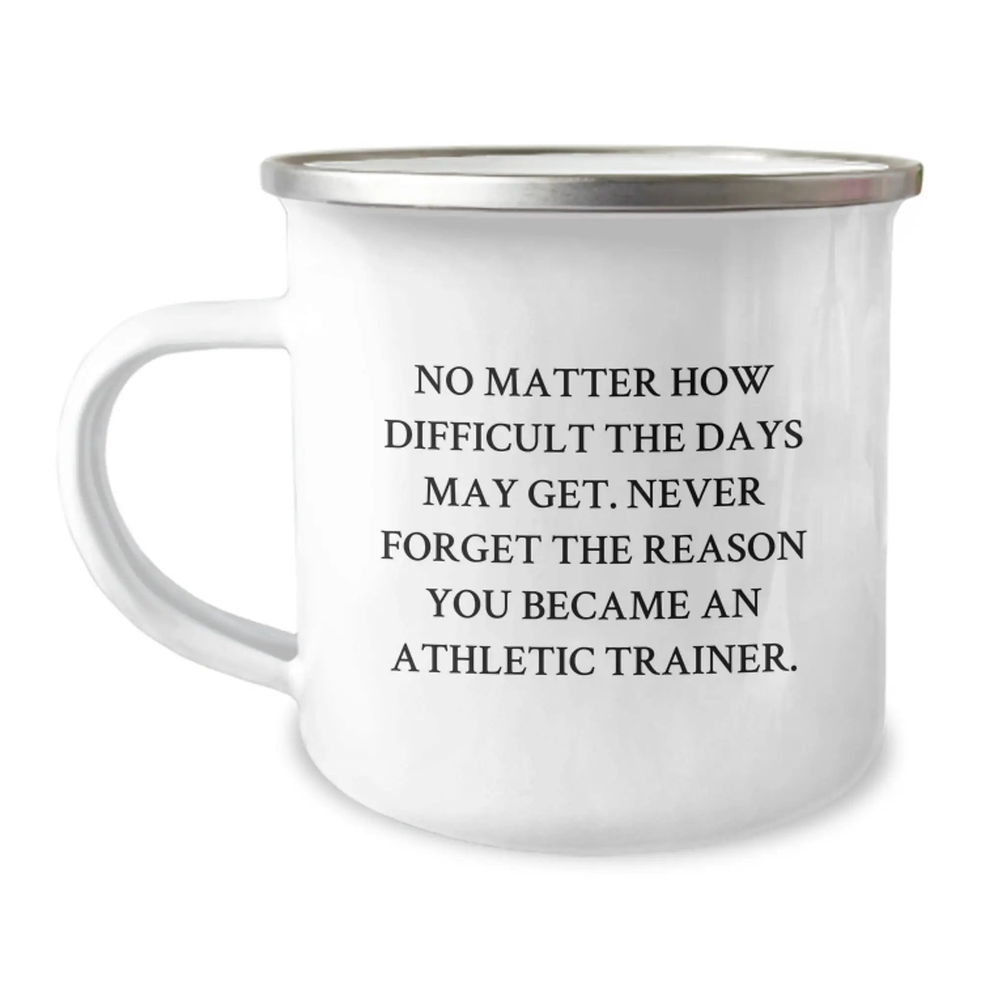 Gifts from Friends to Athletic Trainers, Inspirational Graduation Unique Gifts for Men, Funny Camping Mug for Athletic Trainer Graduates - Image 1