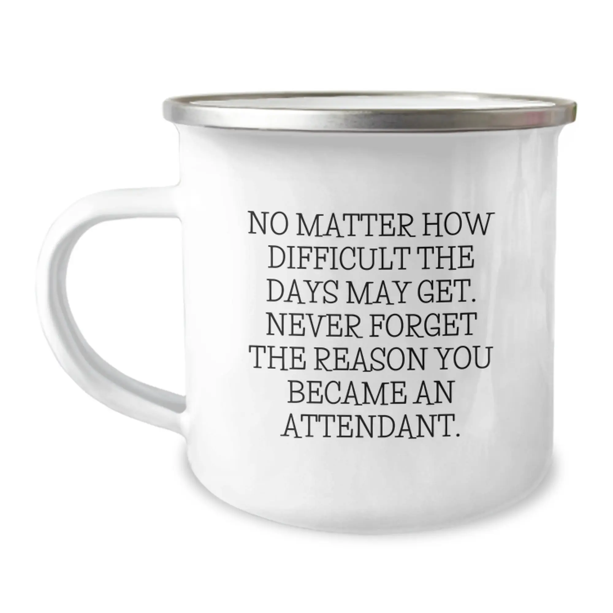Funny Inspirational Attendant Gifts for Camping Mug from Friends and Family - Graduation Unique Ideas for Attendants - Image 1