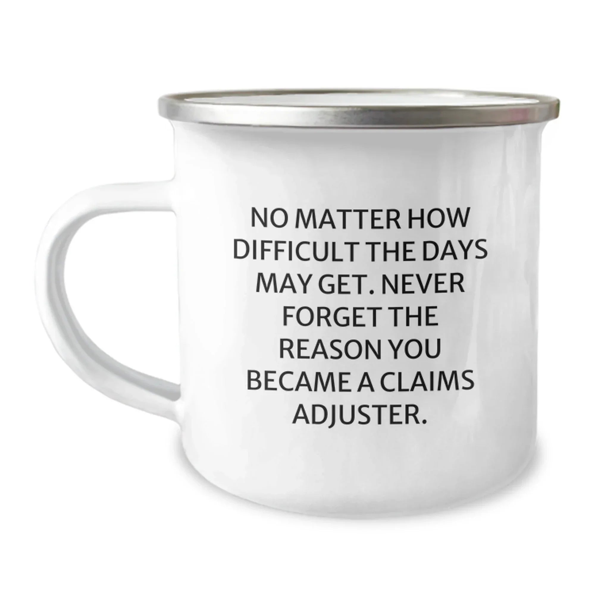 Funny Claims Adjuster Gifts from Friends, Unique Christmas Unique Gifts for Claims Adjuster Men, Funny Camping Mug with Inspirational Quote