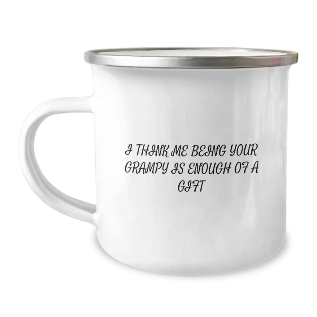 Grampy Gift for Him Thoughtful Keepsake Camping Mug with a Heartfelt - Image 1