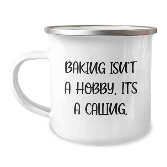 Baking Gifts for Family Friends Men Women Baking Enthusiasts from Men Women - Funny Quote Christmas Unique Gifts for Baking Lover Camping Mug - Image 1
